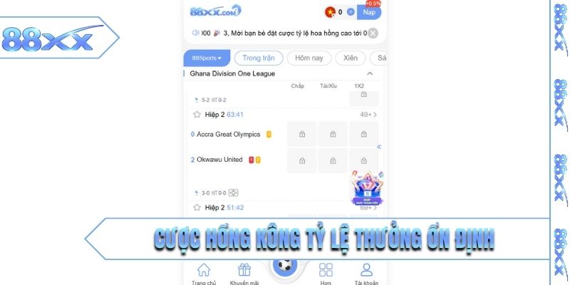 Cược Hồng Kông tỷ lệ thưởng ổn định, cạnh tranh